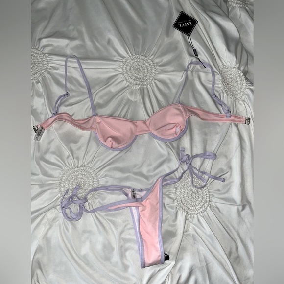 Pink and Purple size Small Zaful string bikini - Picture 4 of 7